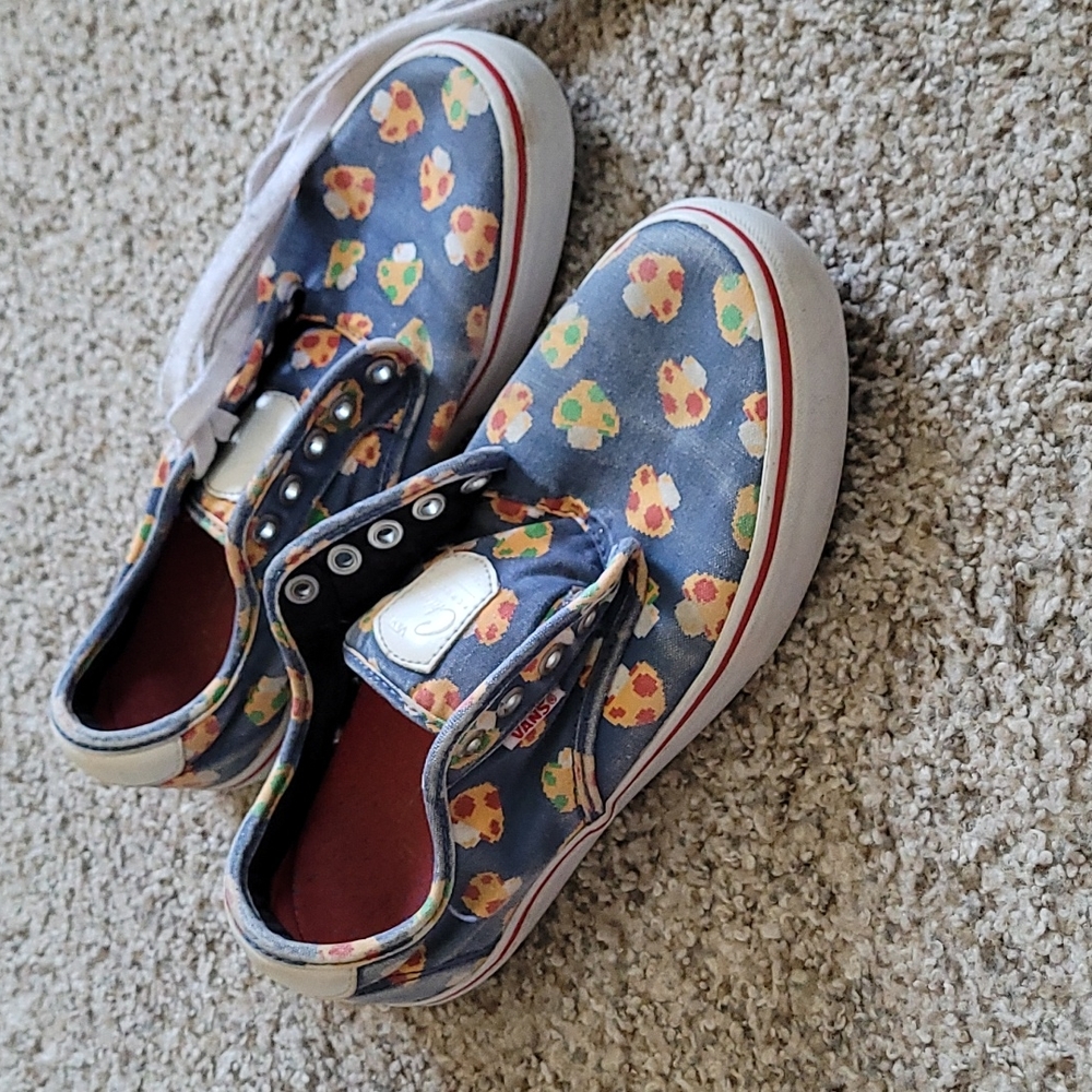 Vans x Nintendo 8-bit mushroom shoes